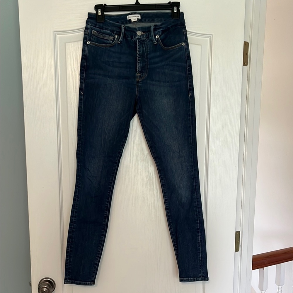 Good American Dark Blue Skinny Jeans